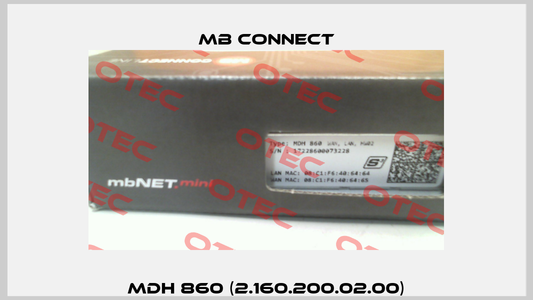 MDH 860 (2.160.200.02.00) MB Connect