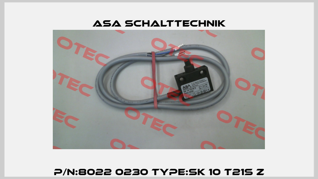 P/N:8022 0230 Type:SK 10 T21S Z ASA Schalttechnik