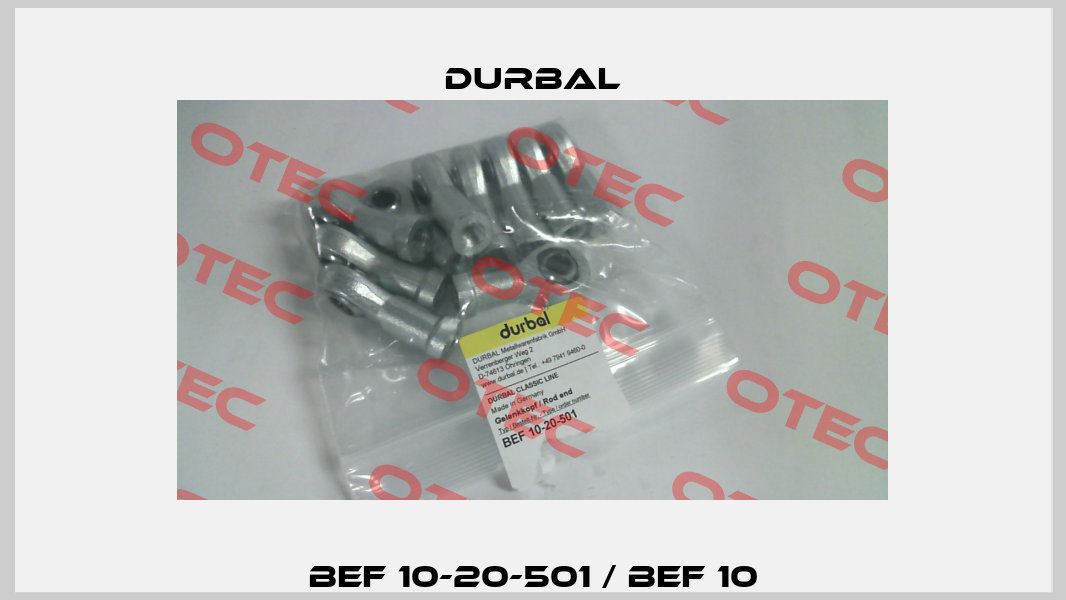 BEF 10-20-501 / BEF 10 Durbal