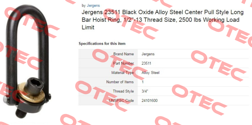 23511  Jergens