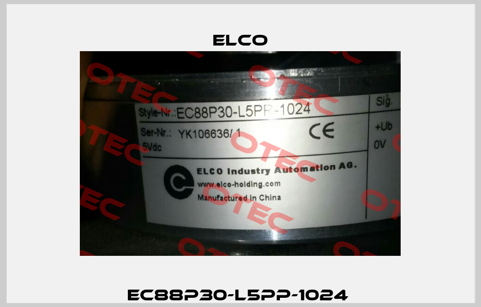 EC88P30-L5PP-1024  Elco