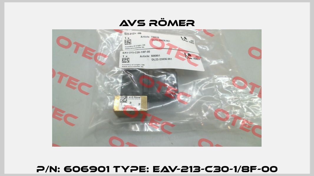 P/N: 606901 Type: EAV-213-C30-1/8F-00 Avs Römer