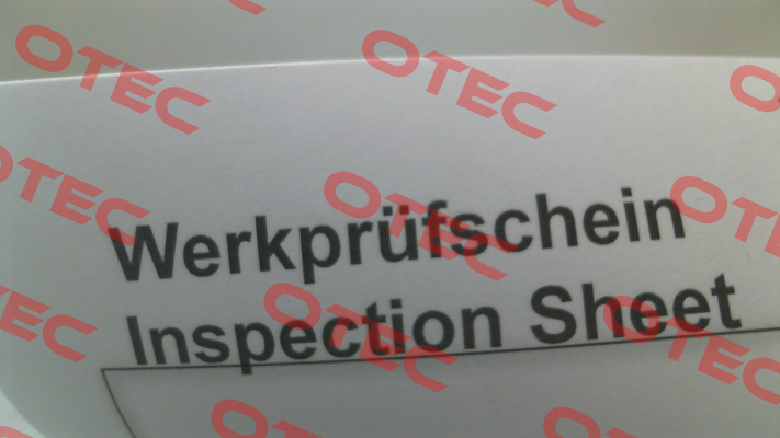 Werksprüfschein Tastotherm