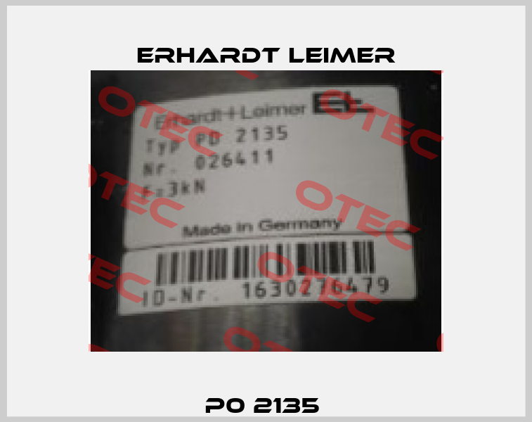 P0 2135  Erhardt Leimer