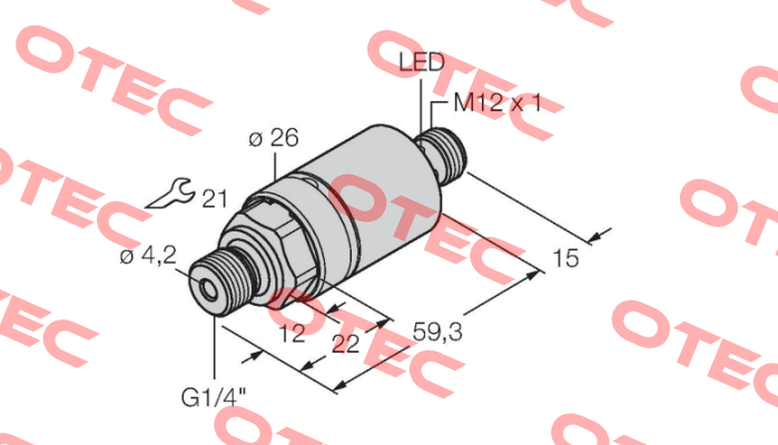 PC025V-204-2UPN8X-H1141 Turck