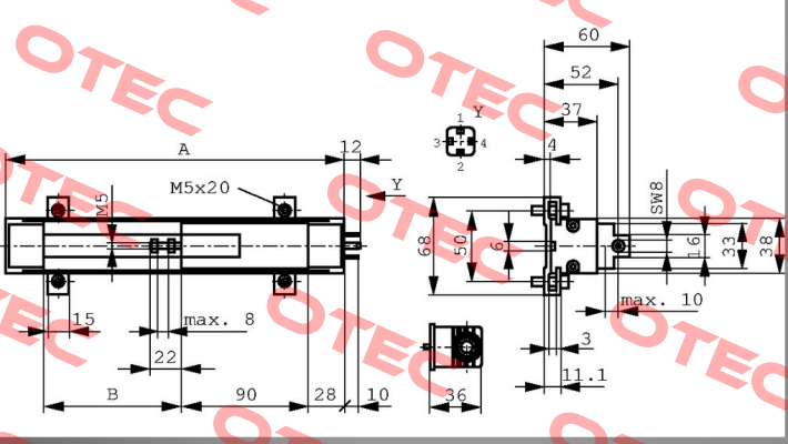 P/N: 400025305 Type: TLH-0130 Novotechnik