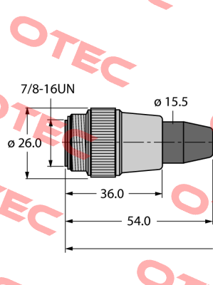 RSV-RKV-FBY49OG-85M/5D Turck