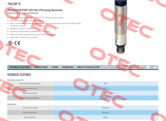 FAIZ/BP-1E Micro Detectors / Diell