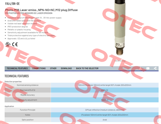 FAL4/BN-0E Micro Detectors / Diell