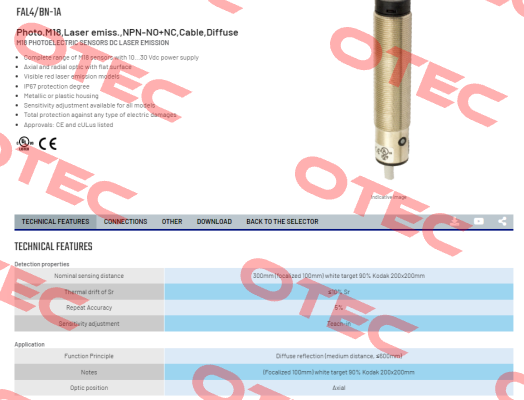 FAL4/BN-1A Micro Detectors / Diell