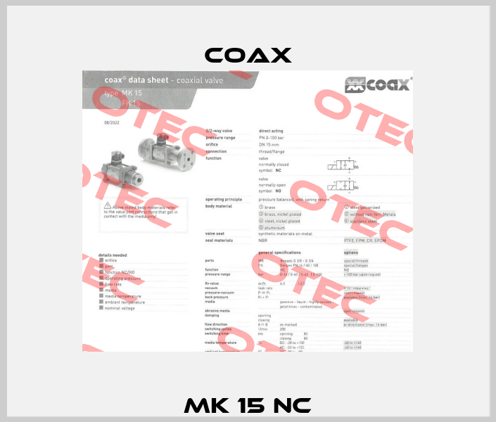 MK 15 NC Coax