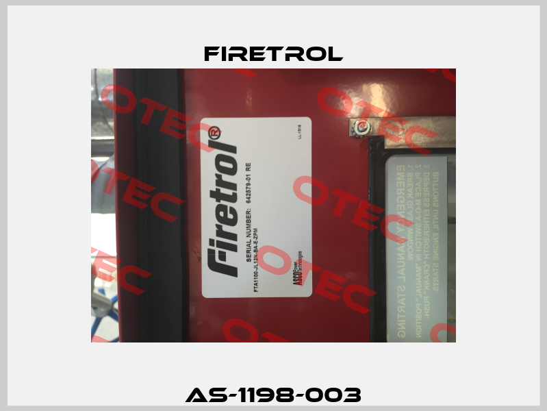AS-1198-003 Firetrol