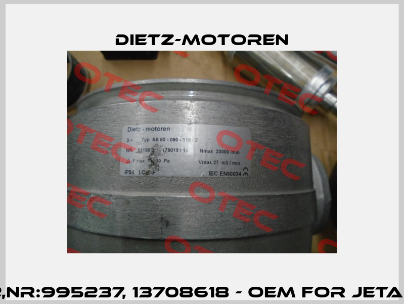 Type: DR90L-115/2,Nr:995237, 13708618 - OEM for JetAir Technologies  Dietz-Motoren