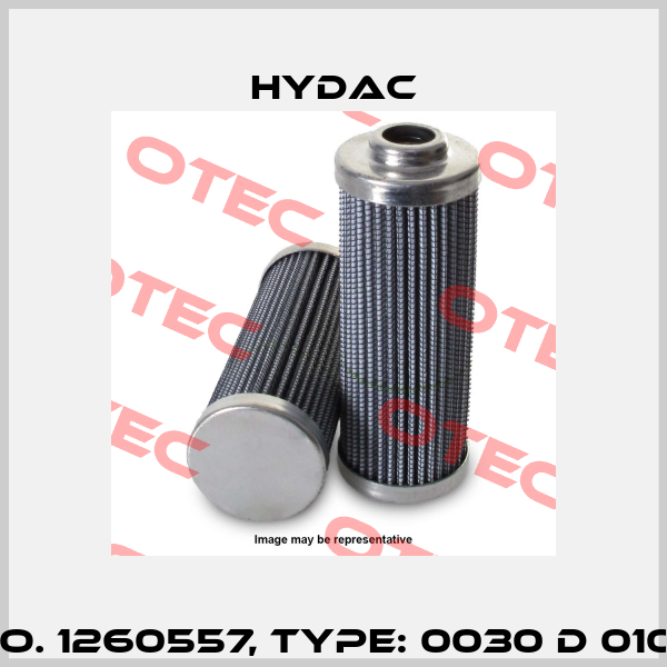 Mat No. 1260557, Type: 0030 D 010 V /-W Hydac