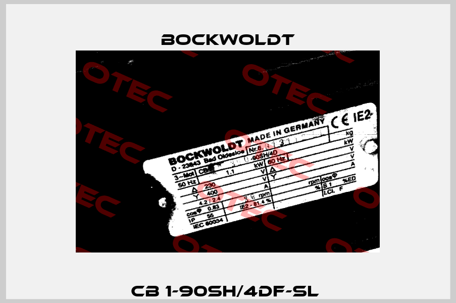 CB 1-90SH/4DF-SL  Bockwoldt