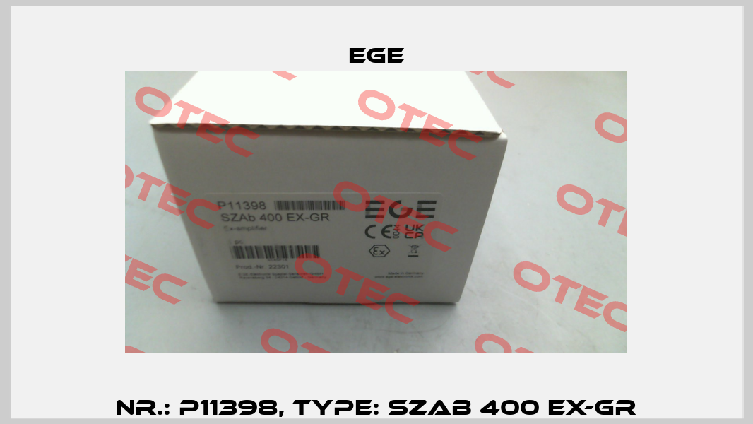 Nr.: P11398, Type: SZAb 400 Ex-GR Ege
