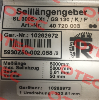 SL3005/GS130  FSG Fernsteuergeräte