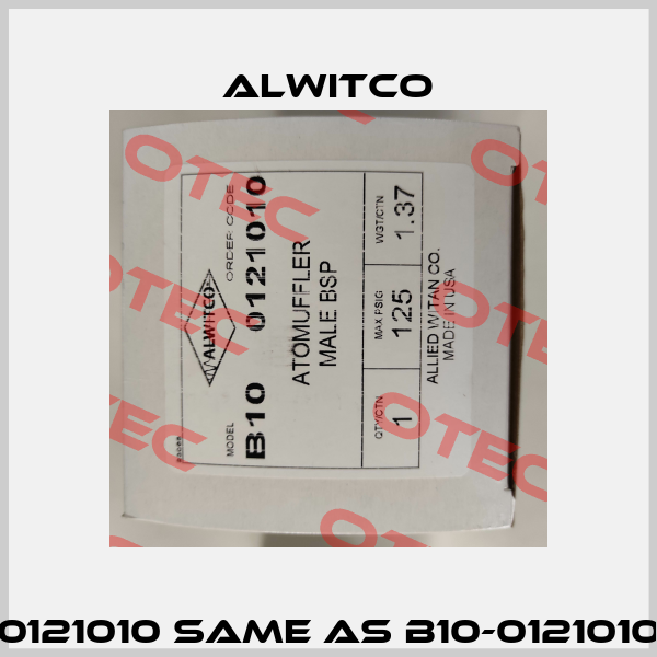 0121010 same as B10-0121010 Alwitco