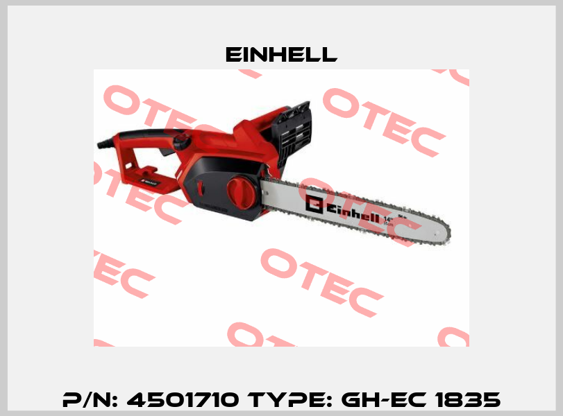 P/N: 4501710 Type: GH-EC 1835 Einhell