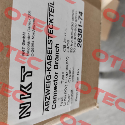CB 36-1250/ 72638174 NKT Cables
