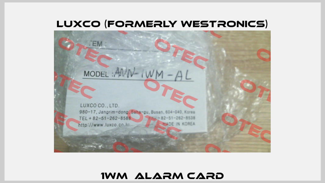 1WM  ALARM CARD Luxco (formerly Westronics)