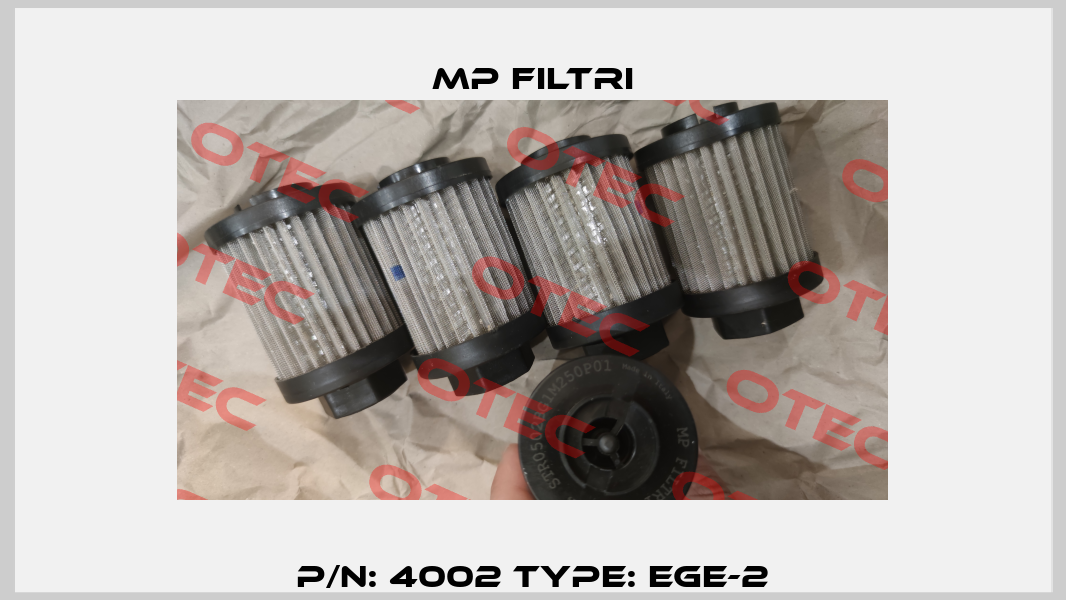 P/N: 4002 Type: EGE-2 MP Filtri