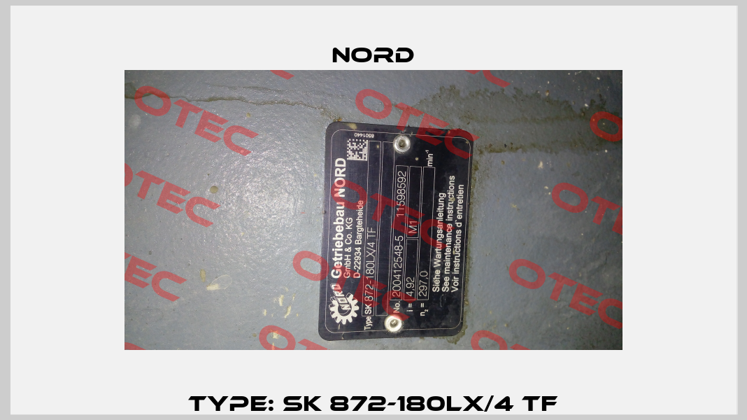 Type: SK 872-180LX/4 TF Nord