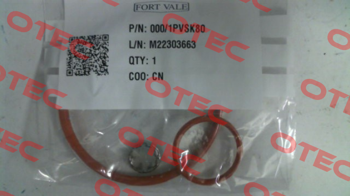 Super Maxi 80mm flange gasket kit (000/1PVSK80) Fort Vale