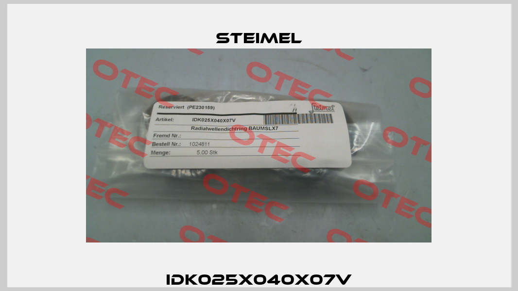 IDK025X040X07V Steimel