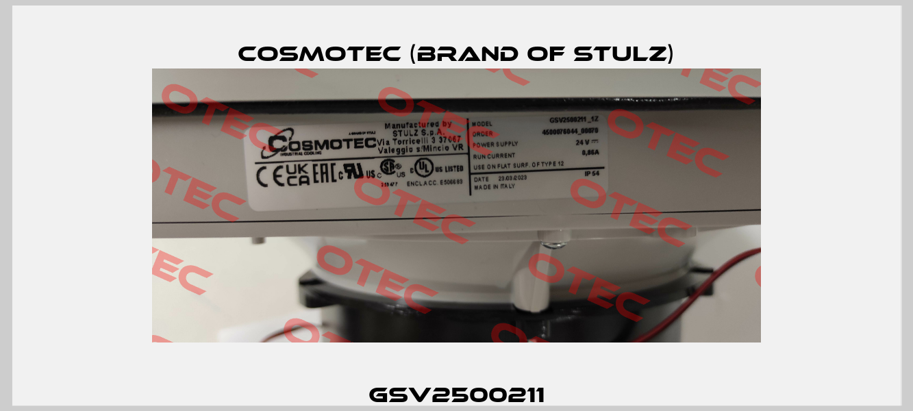 GSV2500211 Cosmotec (brand of Stulz)