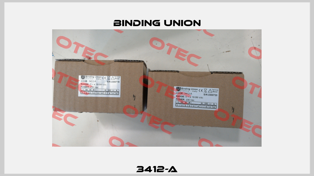 3412-A Binding Union