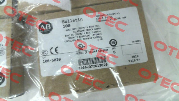 100-SB20 Allen Bradley (Rockwell)