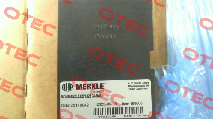 BZ 500.40/25.33.201.025 G4.N40.m Merkle