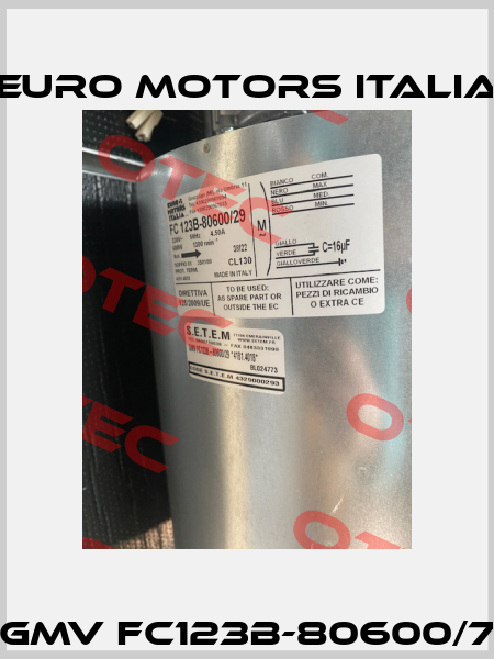 GMV FC123B-80600/7 Euro Motors Italia
